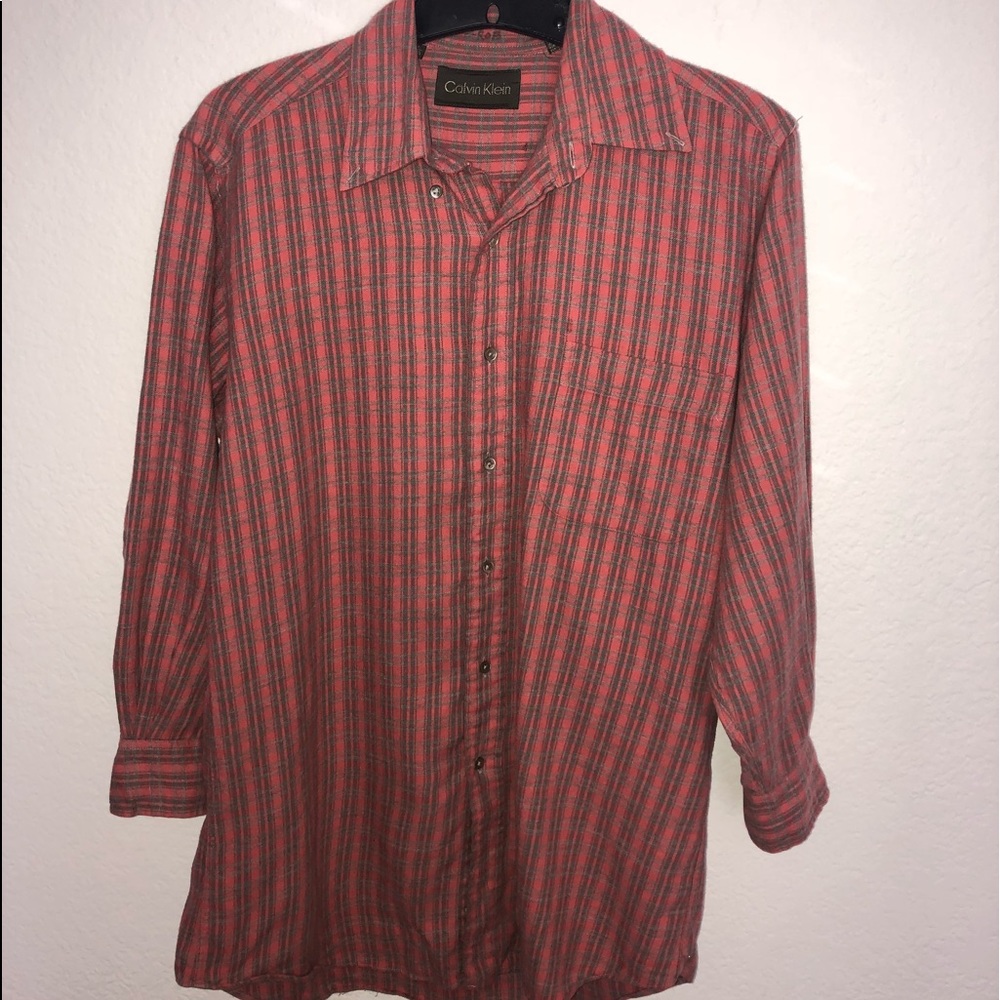 Calvin Klein plaid shirt
